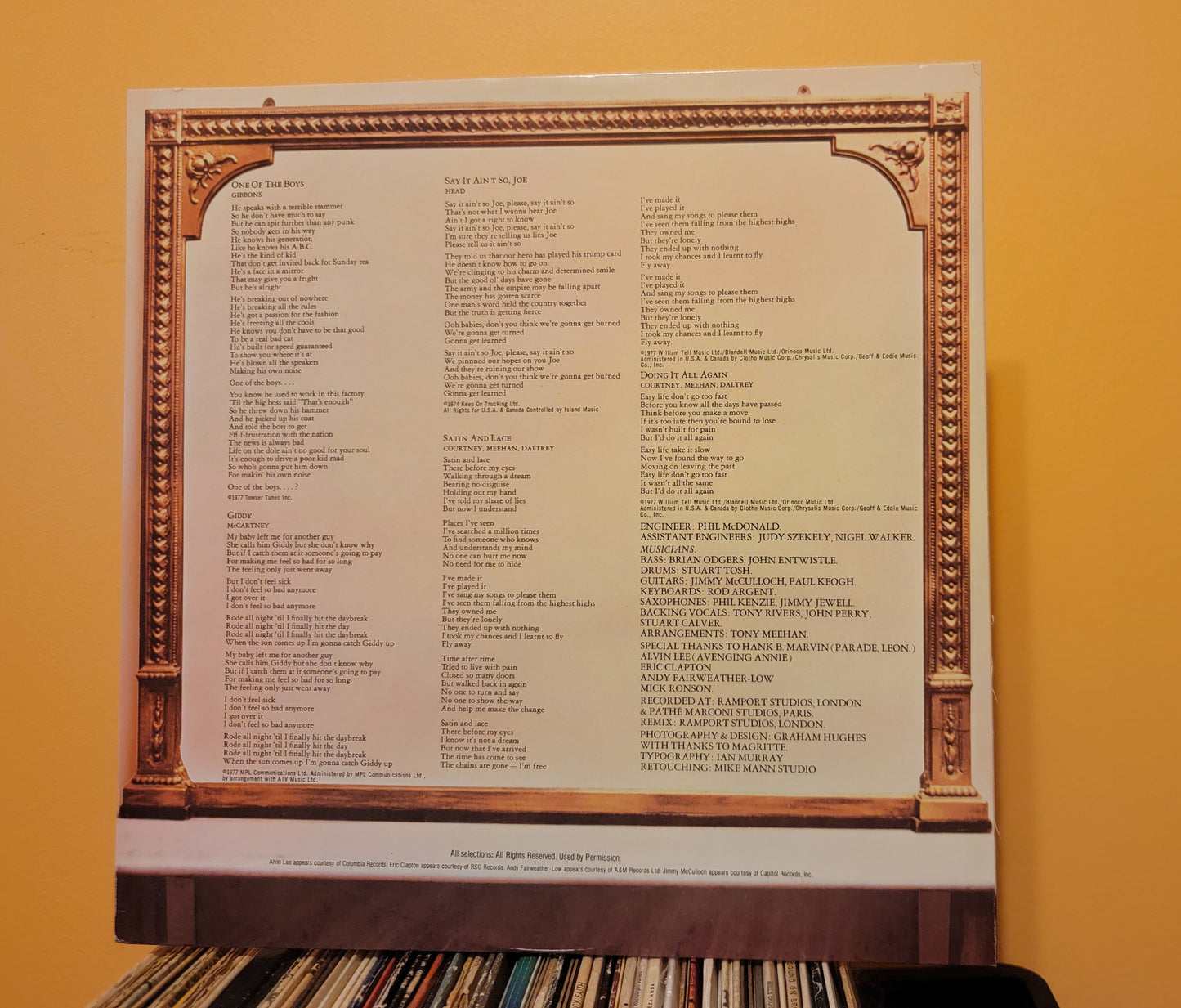 Roger Daltrey - One For The Boys