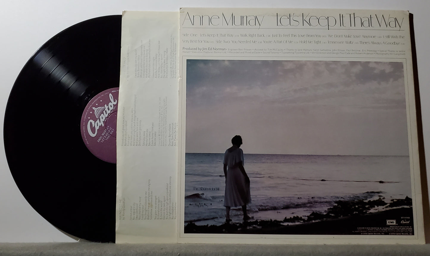 Anne Murray - Let's Keep It That Way